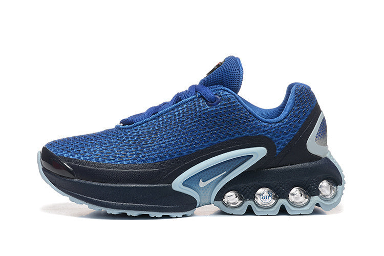 Nike Kids Blue and Black Sneakers with Heel Pods