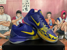 Nike Basketball Sneakers Blue and Yellow Five-Time Champion