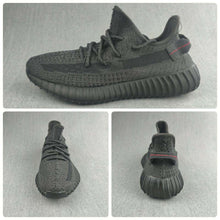 Yeezy 350 V2 Black Knit Sneakers