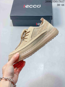 ECCO Mesh Lace-Up Sneakers, Beige, 06JYD517A17