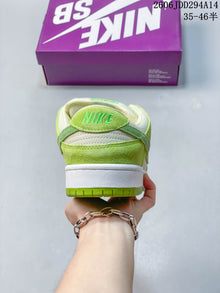 Nike Dunk Low SB Skateboarding Shoes, Lime Green and White, IB4417-104
