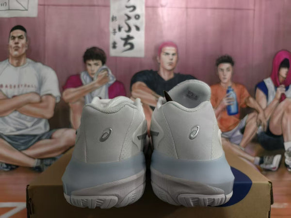 ASICS White Basketball Shoes
