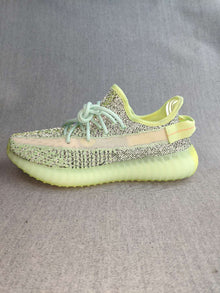 Yeezy 350 V2 Sneakers Green Black Knit