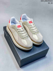 Onitsuka Tiger Delecity Low-Top Sneakers White Beige Red