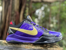 Nike Kobe 5 Basketball Shoes in Purple, Black and Gold