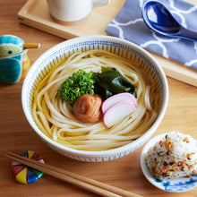 Dotted Stripe Donburi Bowl