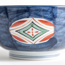 Dyed Diamond Pattern Donburi Bowl