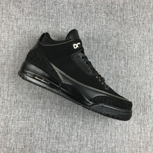 Jordan Air Jordan 3 BHM Black and Metallic Gold Sneakers