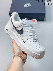 Nike Air Force 1 Low White Black Reflective Sneakers