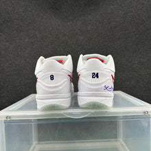 Nike White and Red Basketball Sneakers
