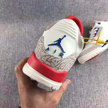 Jordan Air Jordan 3 Independence Day Sneakers White Red Blue