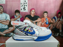 Nike Basketball Sneakers Gray White Blue