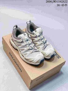 Salomon XA Pro 3D Trail Sneakers in Cream and Gray