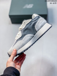 New Balance 327 Gray and Navy Retro Sneakers 2512NY298A20