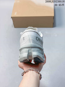 On Cloudmonster White Running Sneakers 611280ASRRY
