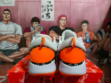 Nike Zoom Basketball Shoes Orange Gray White