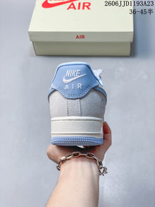 Nike Air Force 1 Icy Blue Ghost Graphic Sneakers