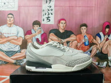 Jordan Grey White Basketball Sneakers