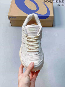 ASICS GEL-FLUX Running Sneakers, Ivory and Peach