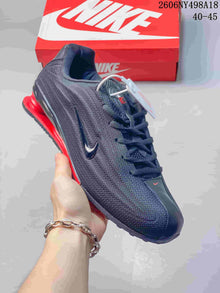 Nike Shox TL Men's Sneakers in Charcoal and Red