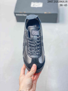 Onitsuka Tiger Mexico 66 Black Silver Sneakers 07JGD266A16