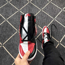 Air Jordan 1 High-Top Sneakers Black Red White