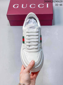 Gucci Chunky Low-Top Lace-Up Sneakers, White