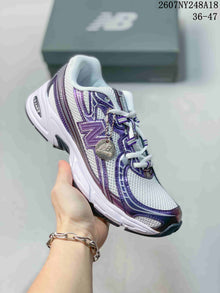 New Balance 740 Sneakers White and Purple