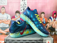 Nike Basketball Sneakers Navy Lime Red Chameleon Style