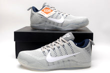 Nike Kobe 11 Low Basketball Shoes Gray and Navy