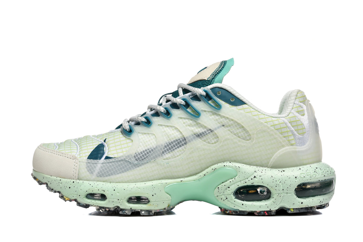 Nike Air Max Plus Sneakers in White and Mint Green