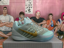 Nike Basketball Sneakers Blue and Gold EU 39-46