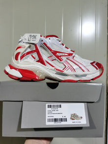 ASICS 9060 Mesh Sneakers White and Red