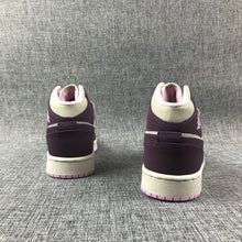 Jordan Air Jordan 1 Mid Kids' Sneakers White and Purple