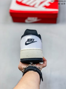 Nike Full Force Low Sneakers in White and Black