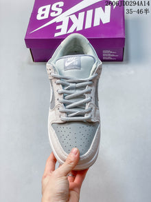 Nike SB Dunk Low Gray and White Skate Shoes IB4417-104