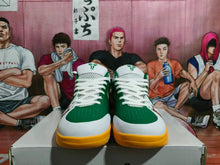Nike Green White Yellow Basketball Shoes