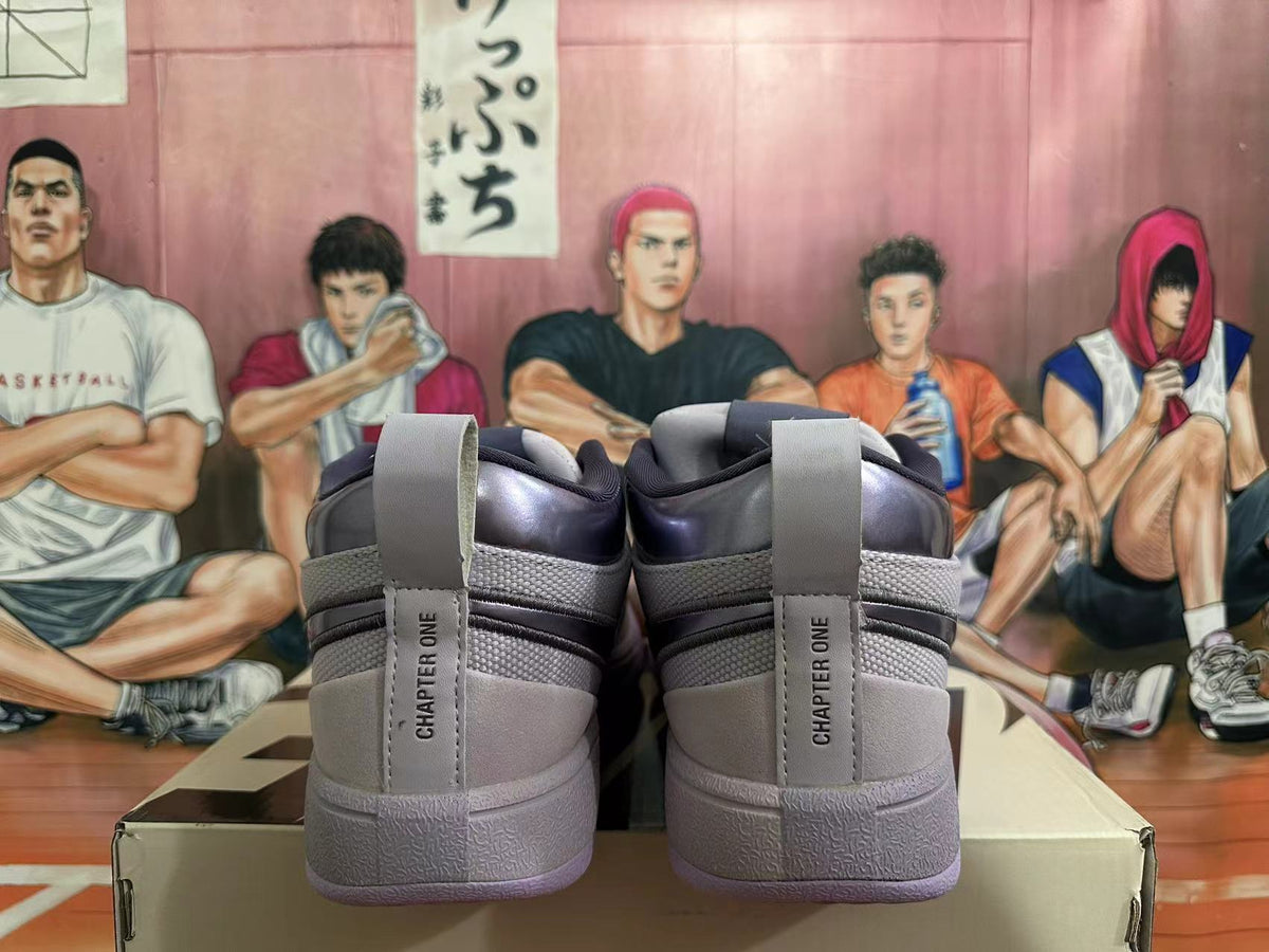 Nike Book 1 Basketball Shoes in Gray and Purple