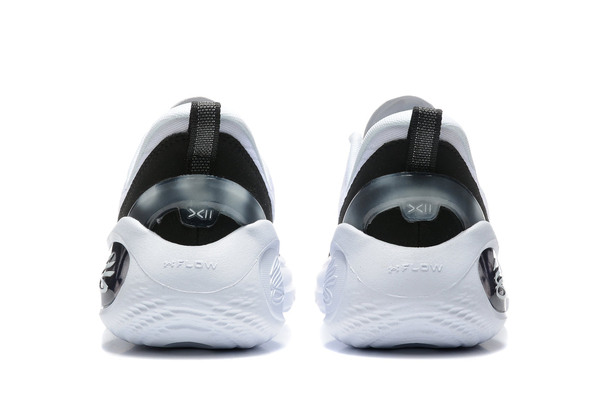 901-06 White Black Basketball Sneakers 3027632-100