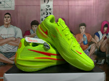 Nike GT Basketball Shoes in Volt Green and Red