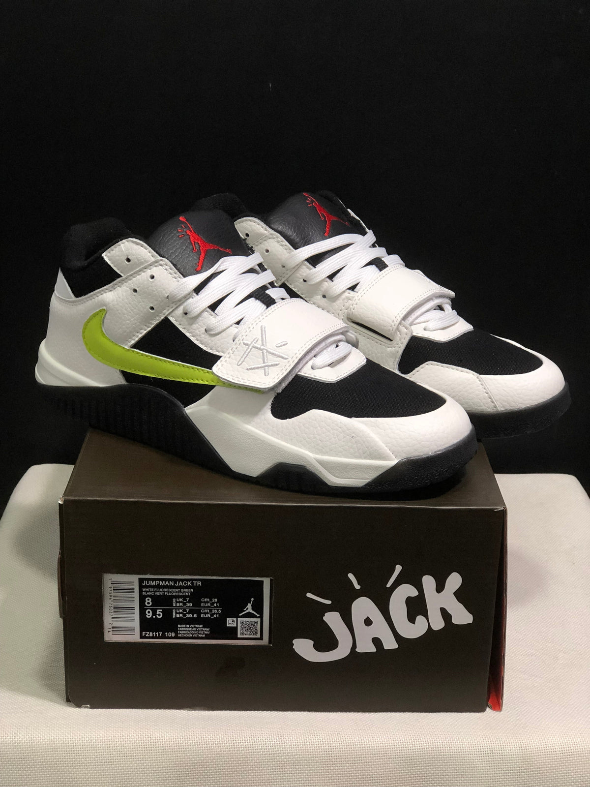 Nike Jordan Jumpman Jack TR Sneakers White Black Green