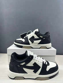 Off-White Out Of Office Low-Top Sneakers Black White OMAI89C99