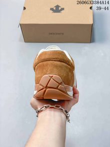 Descente Men’s Brown and White Lace-Up Sneakers 2606GXD384A14