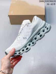 On Cloudmonster White Running Sneakers 611280ASRRY