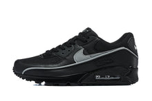 Nike Air Max 90 Black and Silver Sneakers
