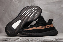 Yeezy 350 V2 Black Peach Stripe Sneakers