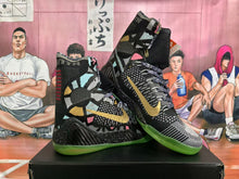 Nike Kobe 9 Elite High-Top Basketball Shoes, Black and Green