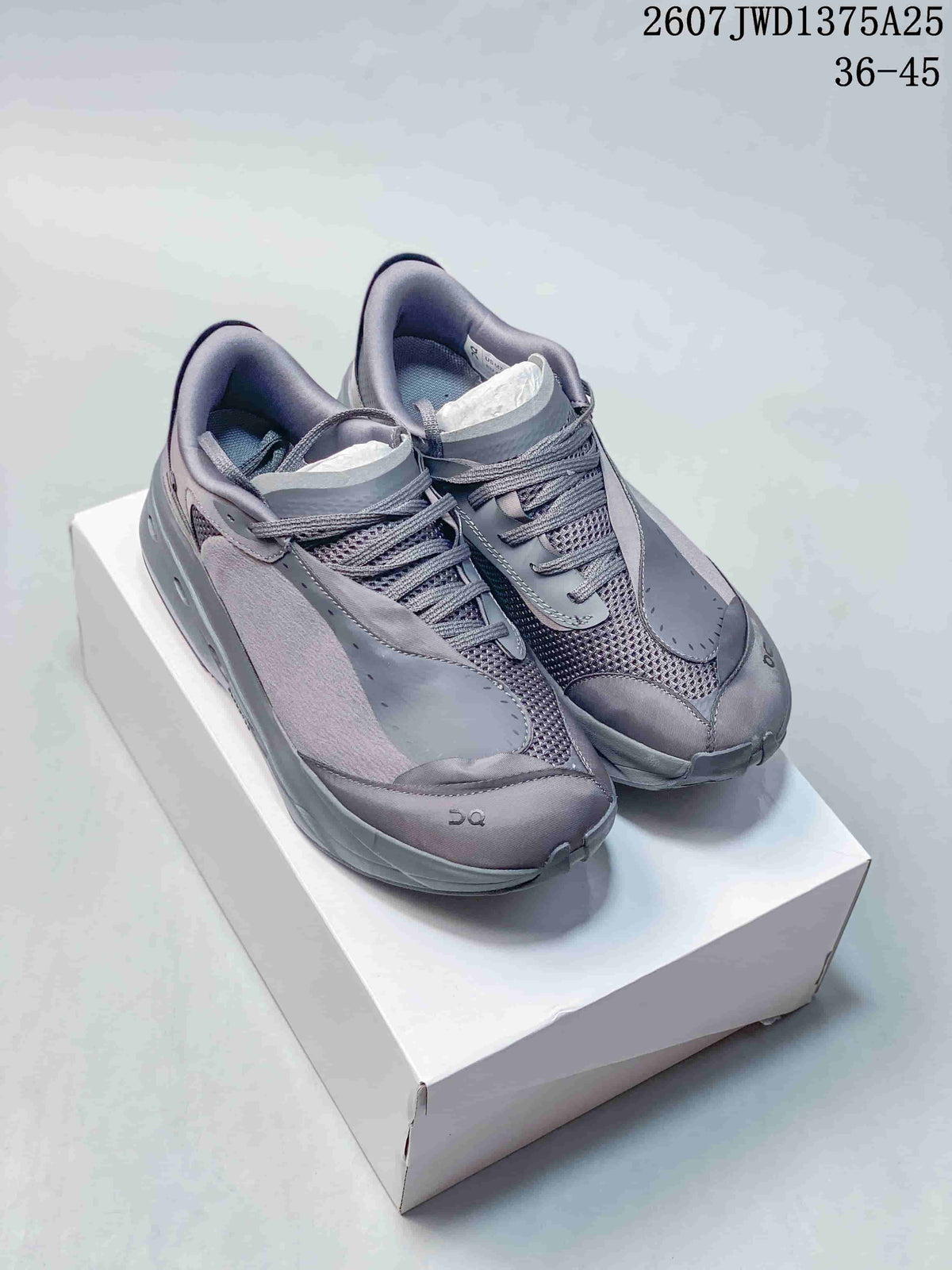 On Cloudboom Volt PAF Gray Running Sneakers