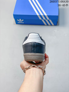 adidas Samba OG Low-Top Sneakers, Charcoal and White