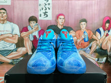 Nike Blue Basketball Sneakers with Kobe-Style Details